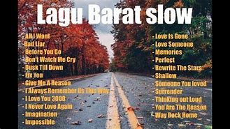 Lagu Barat Slow Yang Enak Didengar